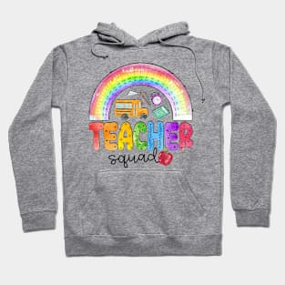 Teacher Squad Teaching Rainbow Ruler Hoodie